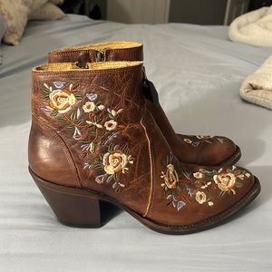 Cowgirl leather boots